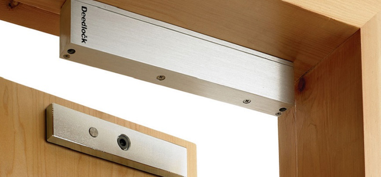 Magnetic lock installation Winter Gardens